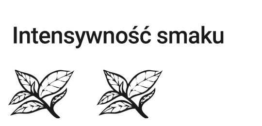 Sushi Tea - intensywność smaku - średnia