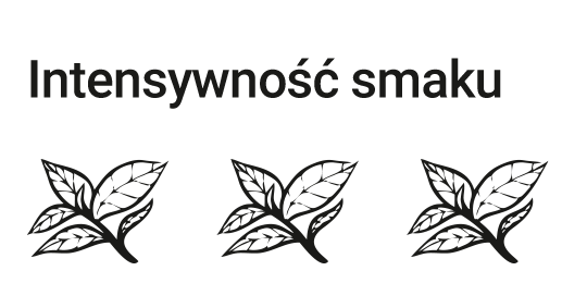 Sushi Tea - intensywność smaku - mocna